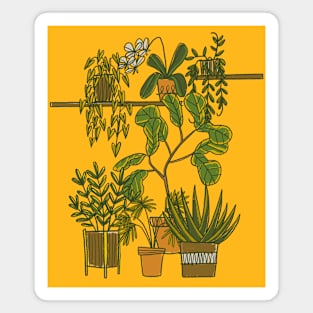 Indoor Potted Plant Garden Magnet